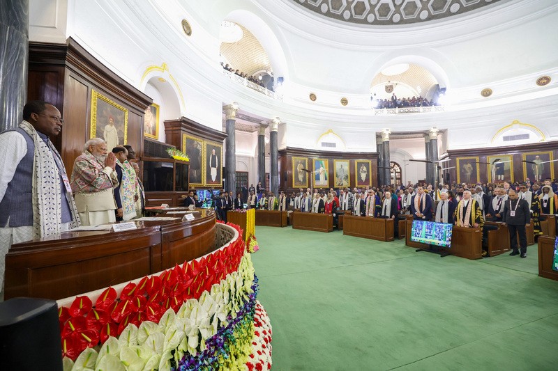 In Images: PM Modi attends 28th Commonwealth speakers’ conference in Delhi