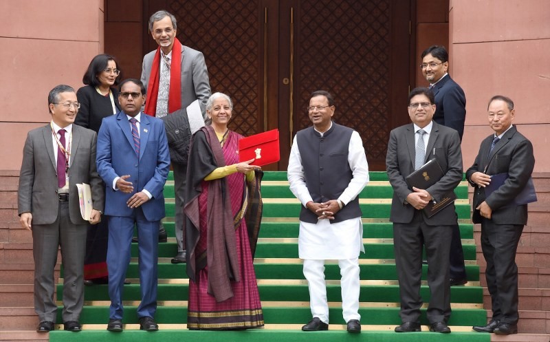 In images: Finance Minister Nirmala Sitharaman presents Union Budget 2026