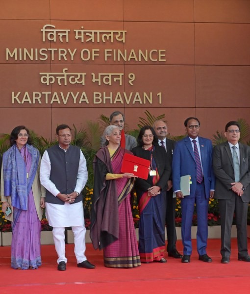 In images: Finance Minister Nirmala Sitharaman presents Union Budget 2026