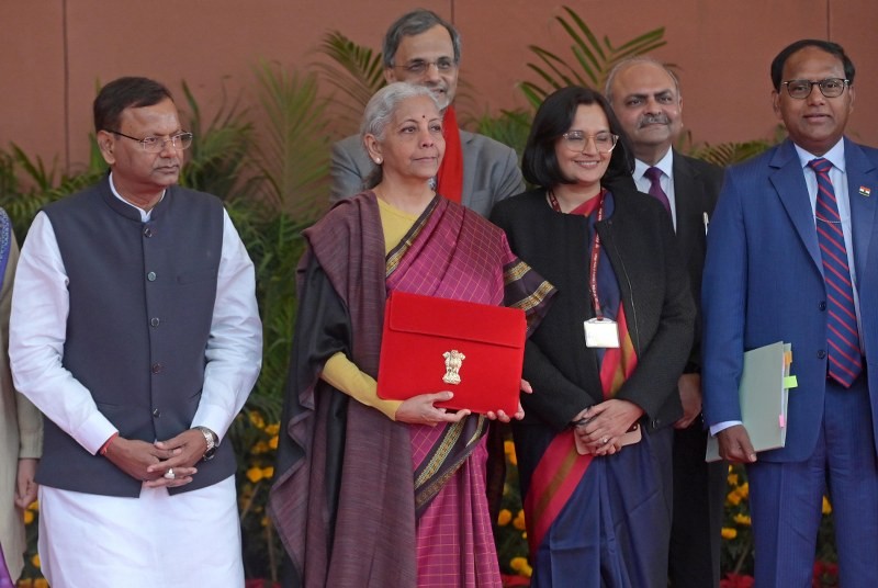 In images: Finance Minister Nirmala Sitharaman presents Union Budget 2026