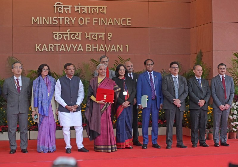 In images: Finance Minister Nirmala Sitharaman presents Union Budget 2026