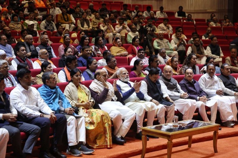 In Images: Inside PM Modi’s key meet with BJP MPs