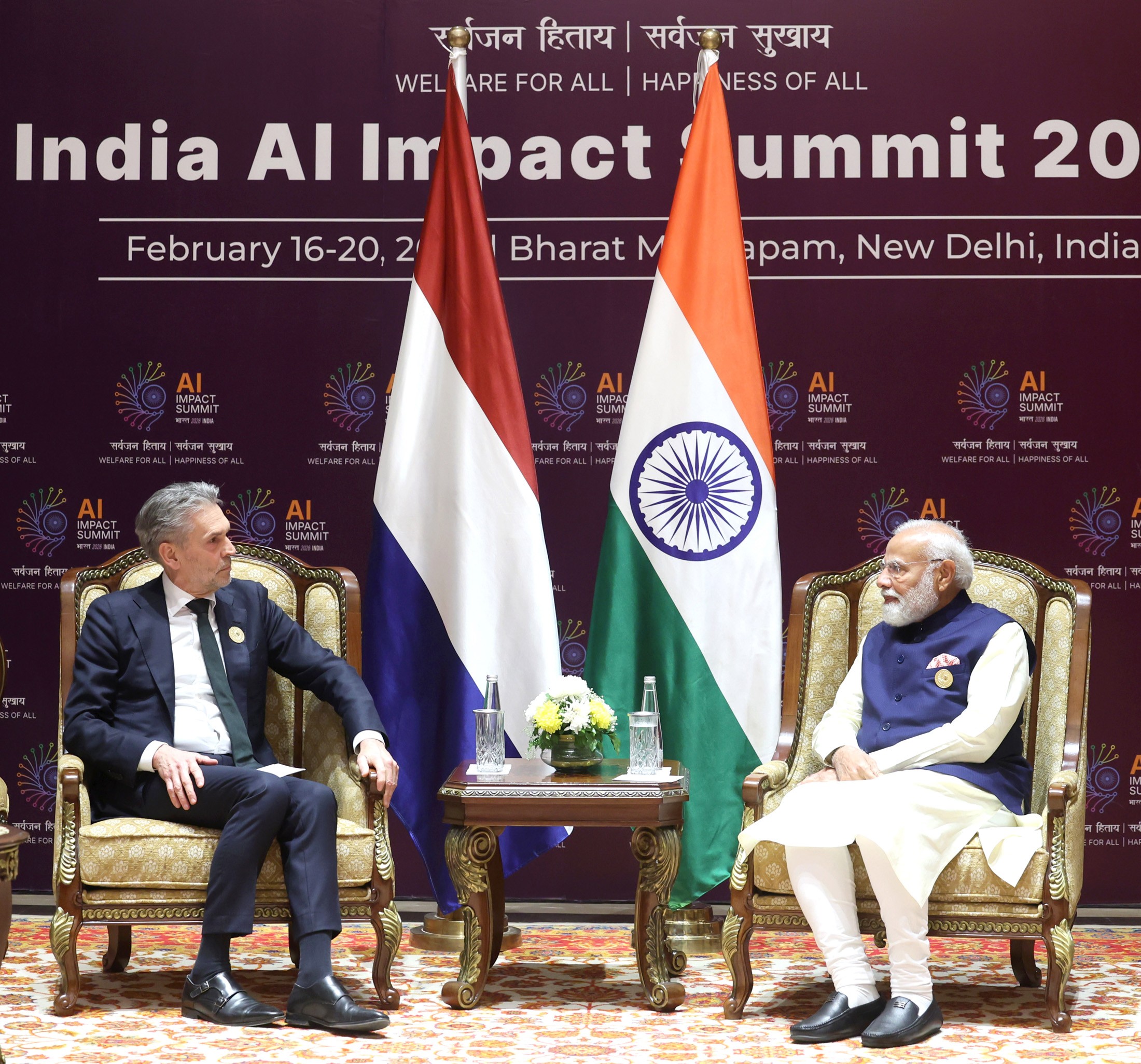 In Images: PM Modi meets global leaders on the sidelines of India AI Summit 2026