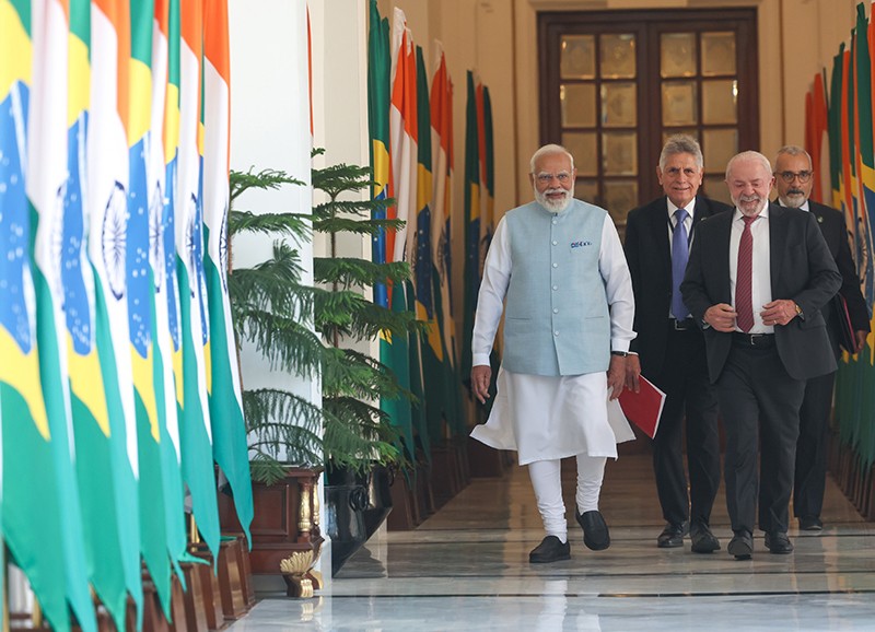 In Images: PM Modi meets Brazilian Prez Lula da Silva in Delhi—powerful moments from landmark diplomatic meet
