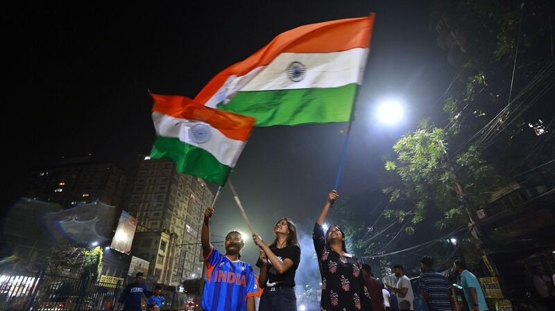 In Images: Kolkata erupts in celebration as India beat New Zealand to win T20 World Cup