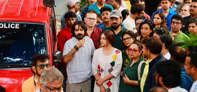 In Images: Tollywood takes to Kolkata streets, seeks justice for Rahul Banerjee
