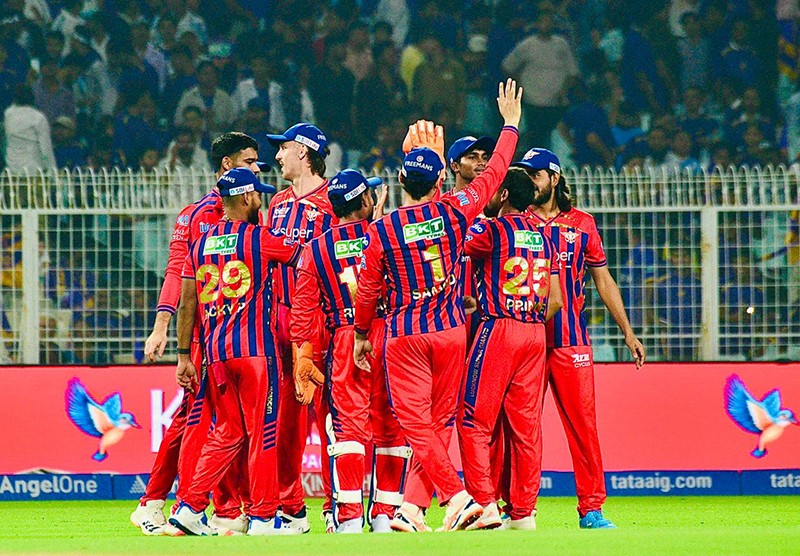 In Images: KKR face LSG at Eden Gardens