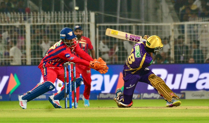In Images: KKR face LSG at Eden Gardens
