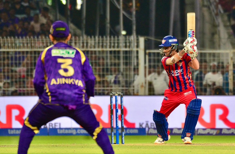 In Images: KKR face LSG at Eden Gardens