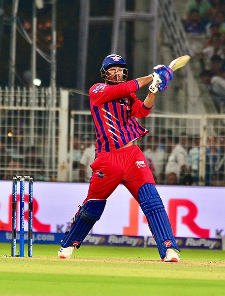 In Images: KKR face LSG at Eden Gardens