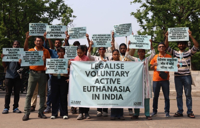 In Images: Kolkata activists rally for legalisation of voluntary active euthanasia amid recent debate