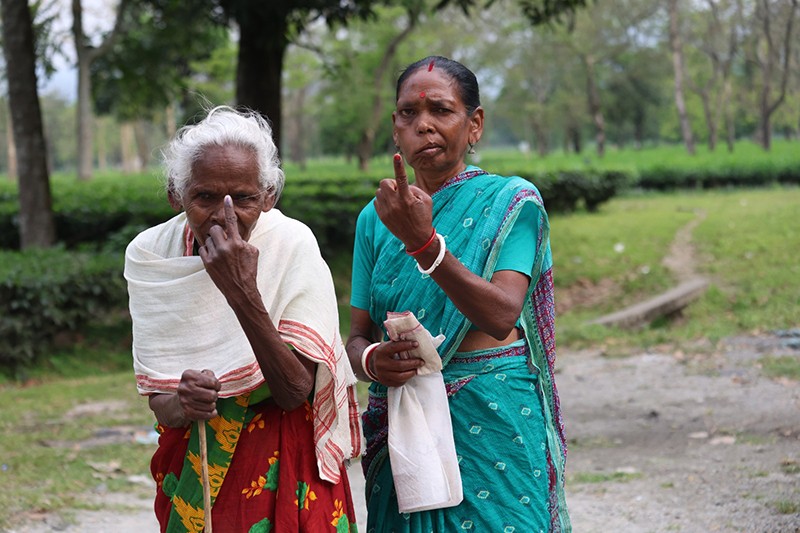 In Images: Voters queue up as assembly polls underway in North Bengal