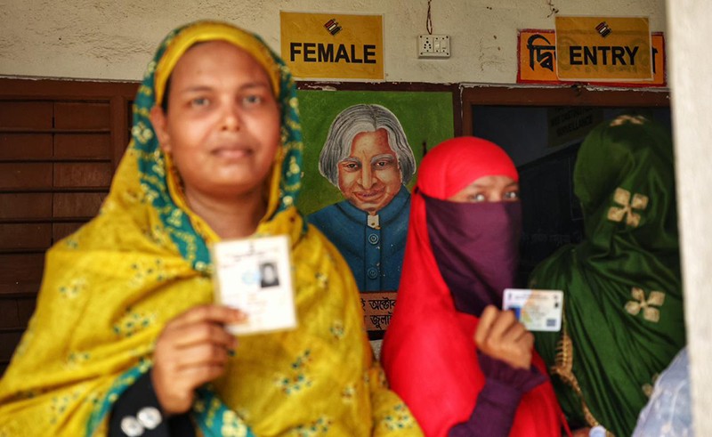 In Images: Voting underway in Bengal's East Midnapore under tight security