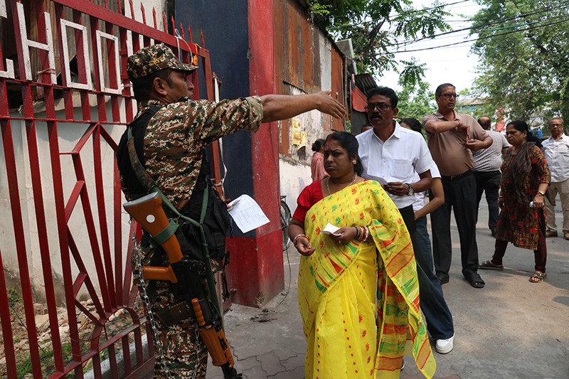Security steps in as Siliguri votes: Disabled voter assisted in North Bengal polling
