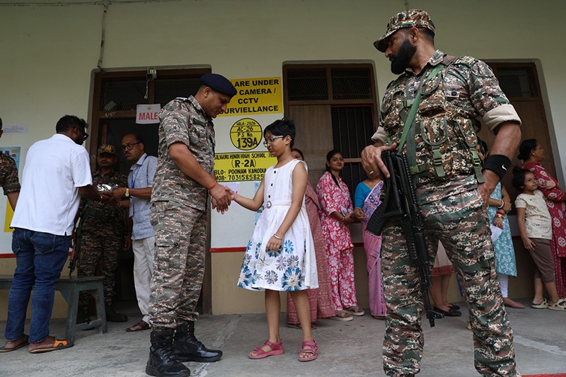 Security steps in as Siliguri votes: Disabled voter assisted in North Bengal polling