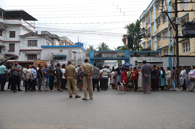 Security steps in as Siliguri votes: Disabled voter assisted in North Bengal polling