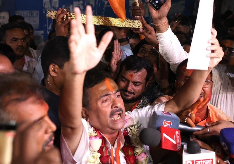 In Images: Suvendu Adhikari stuns Mamata Banerjee in Bhabanipur, snatches TMC stronghold