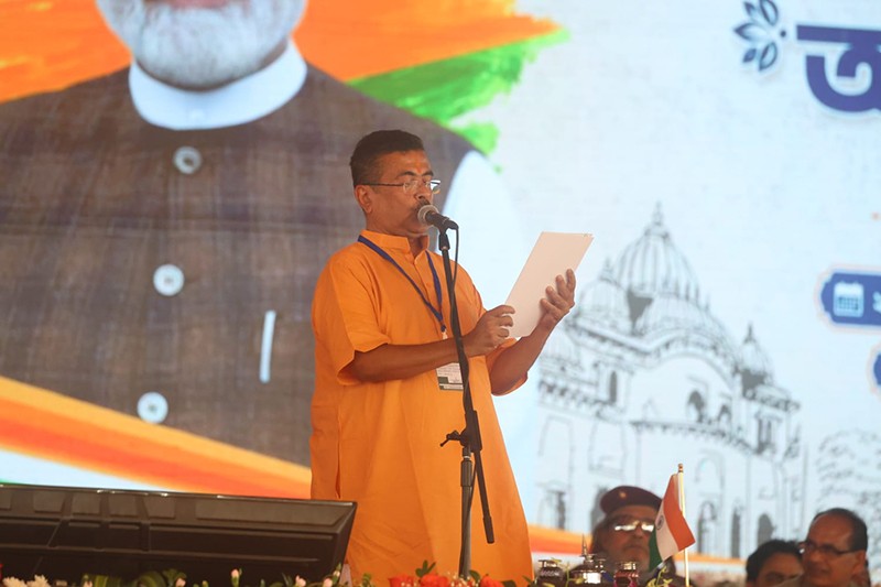 Bengal’s Big Political Moment: Suvendu Adhikari Takes Oath — See The Images