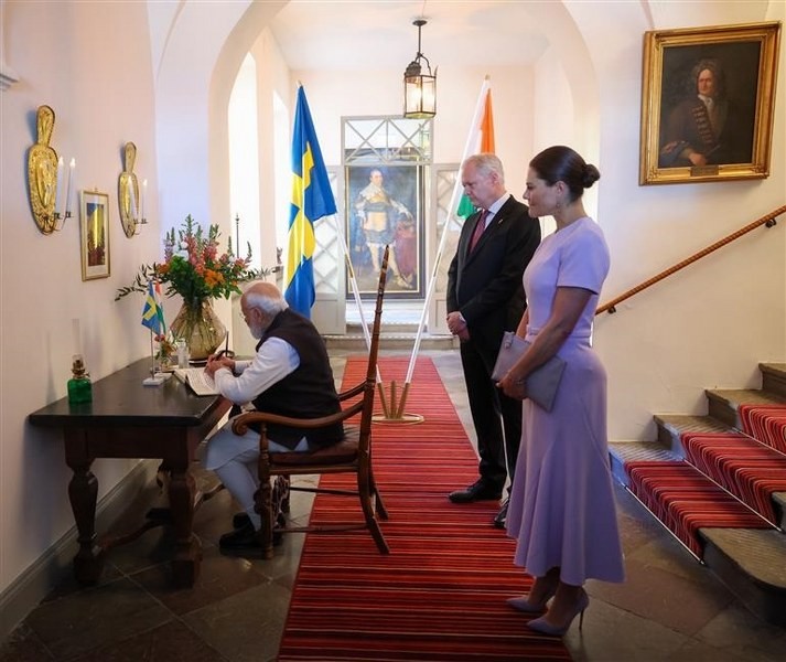 In Images: Inside Narendra Modi’s high-profile Sweden visit