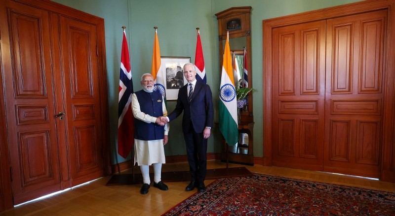 In Images: Narendra Modi in Norway