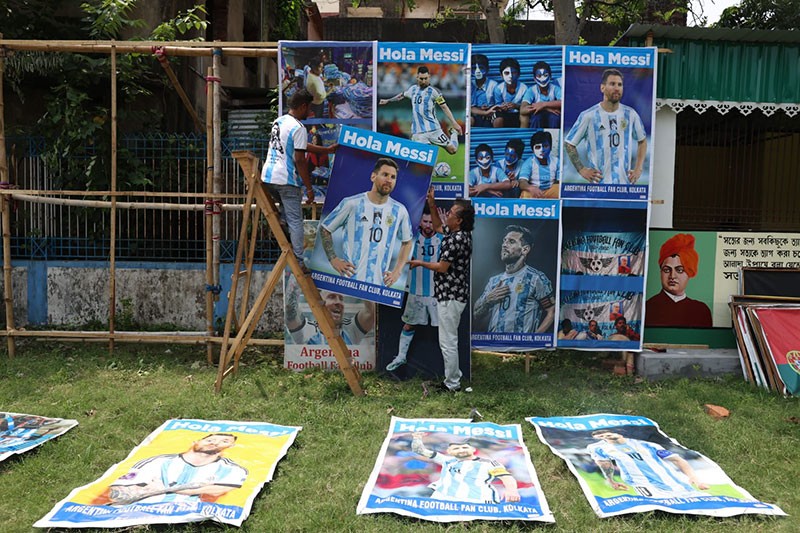 In Images:  Kolkata football enthusiasts transform fan zone with vibrant World Cup celebrations