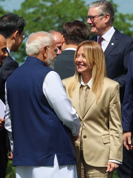 In Images: G7 leaders gather in France ahead of Summit deliberations