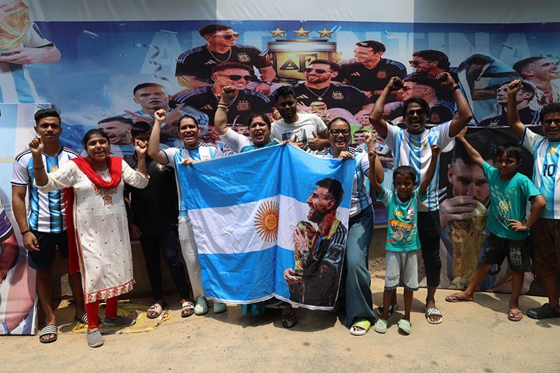 In Images: Messi's hat-trick sparks jubilant celebrations in Kolkata as Argentina rout Algeria 3-0