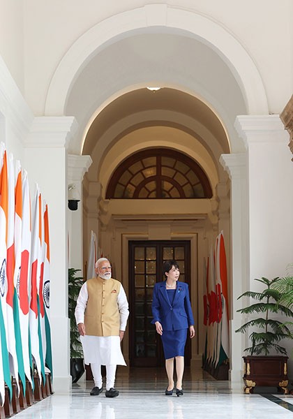In Images: PM Modi holds high-stakes bilateral talks with Japan's PM Sanae Takaichi