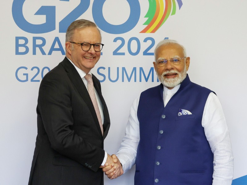 Australian authorities are investigating an online threat targeting PM Modi before his scheduled Melbourne visit.