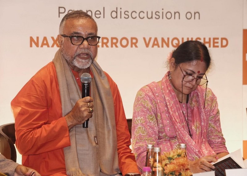 In Images: Agnimitra Paul, Tapas Roy attend launch of ‘Naxal Terror Vanquished’ in Kolkata