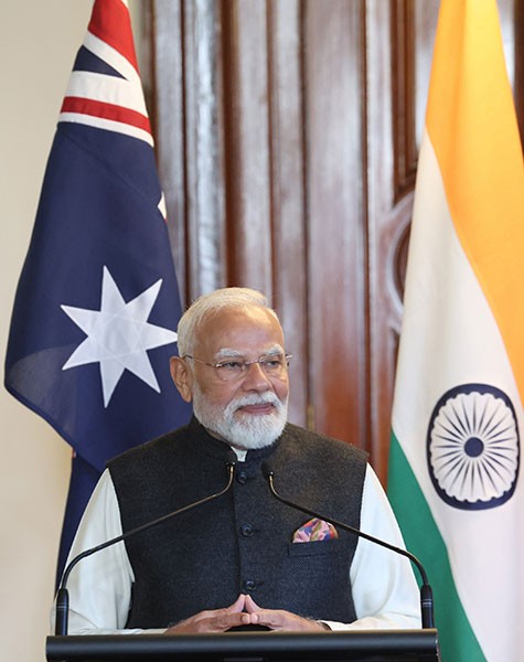 In Images: PM Modi addresses joint press statement with Australian PM in Melbourne