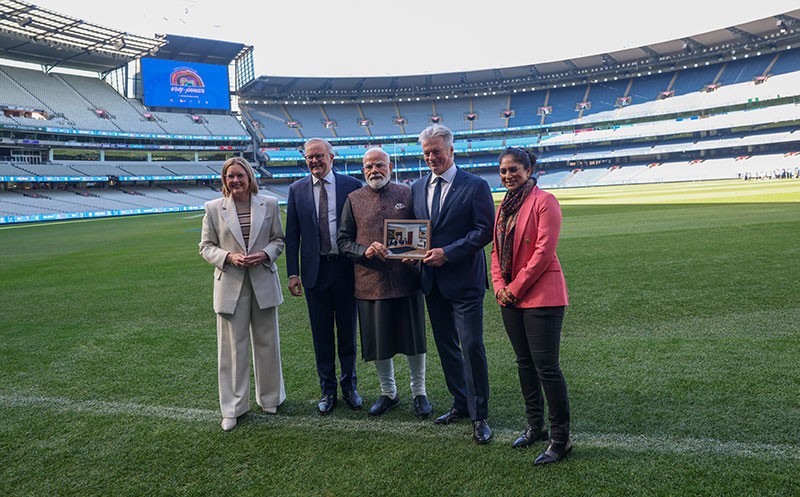 In Images: PM Modi's iconic MCG visit during Australia tour sparks cricket diplomacy moment