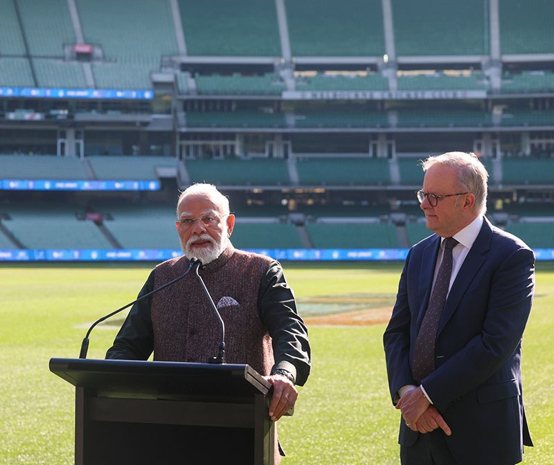 In Images: PM Modi's special MCG moment as he connects with Australia's sporting community