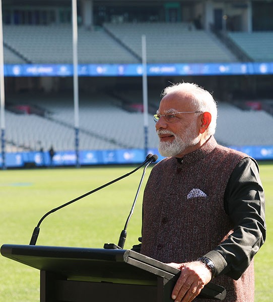 In Images: PM Modi's special MCG moment as he connects with Australia's sporting community