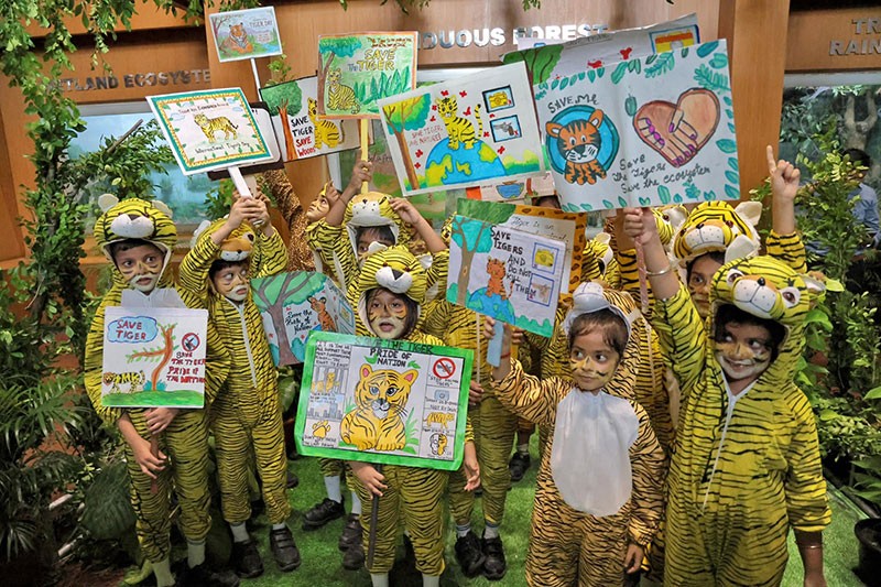 Indian Museum Kolkata celebrates International Tiger Day