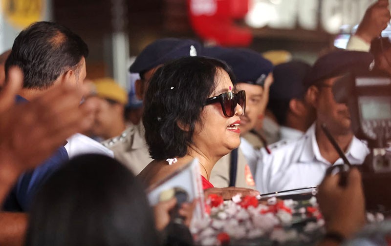 In Images: Exiled Bangladeshi writer Taslima Nasreen returns to Kolkata after nearly two decades