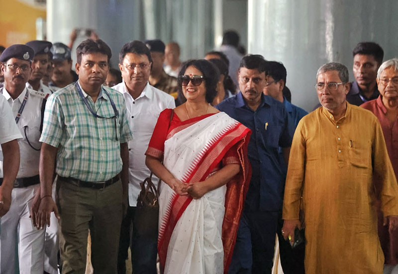 In Images: Exiled Bangladeshi writer Taslima Nasreen returns to Kolkata after nearly two decades