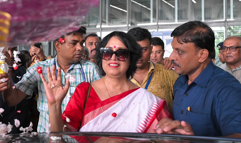 In Images: Exiled Bangladeshi writer Taslima Nasreen returns to Kolkata after nearly two decades