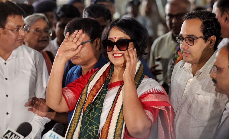 In Images: Exiled Bangladeshi writer Taslima Nasreen returns to Kolkata after nearly two decades