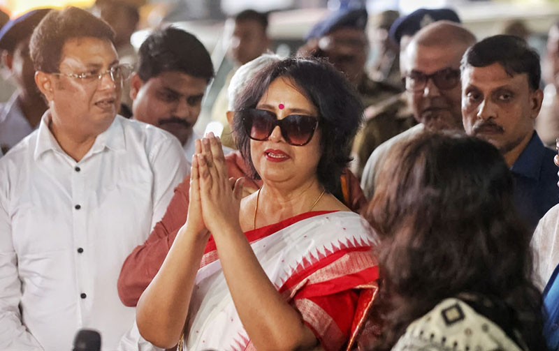 In Images: Exiled Bangladeshi writer Taslima Nasreen returns to Kolkata after nearly two decades