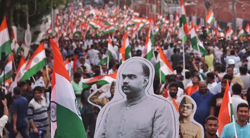 In Images: Suvendu Adhikari leads BJP's tiranga rally, urges Bengal to join 'Har Ghar Tiranga' campaign