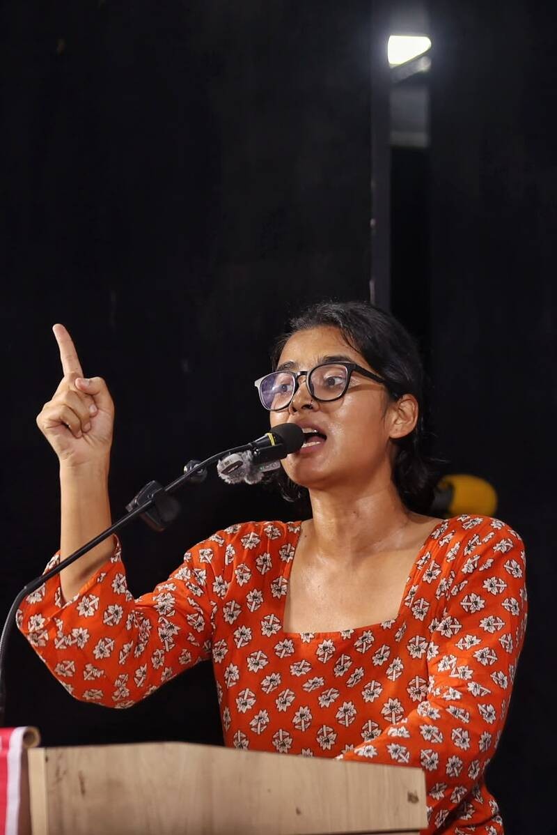 In Images: AISA National President Neha Bora attends panel discussion in Kolkata