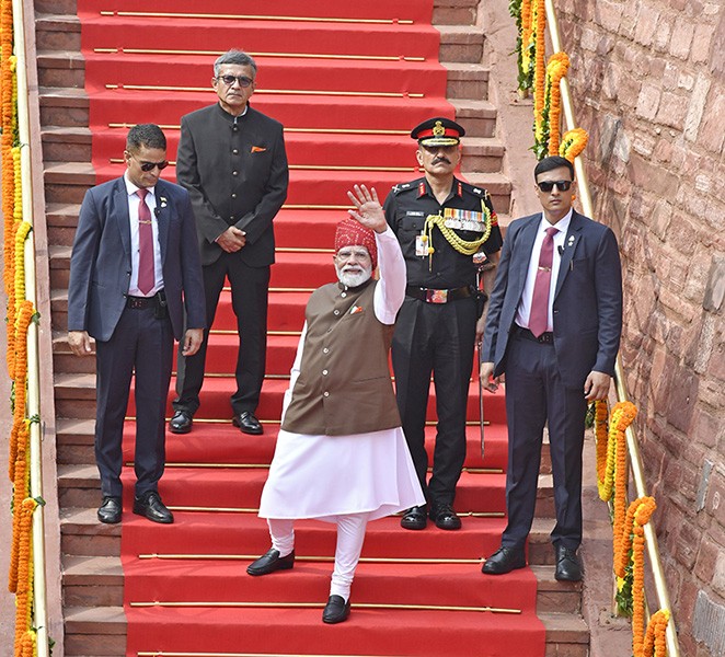 In Images: PM Modi’s 80th Independence Day address, grand celebrations at Red Fort