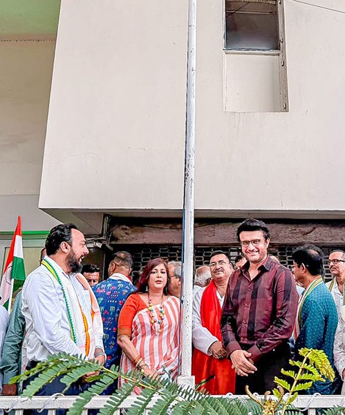 In Images: Sourav Ganguly leads CAB’s 80th Independence Day celebrations at Eden Gardens