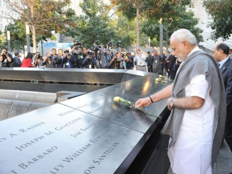 PM Modi honours 9/11 victims, recalls India’s fight against terrorism and reiterates its unwavering global resolve.