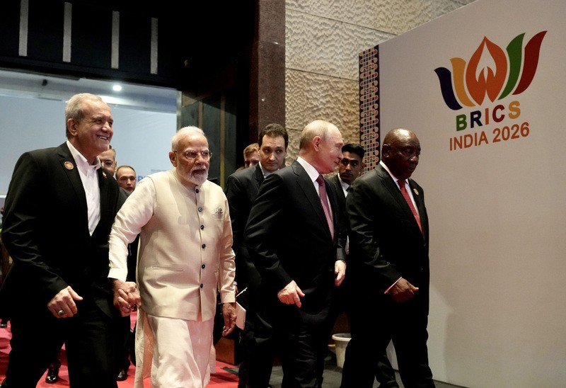In Images: PM Modi, fellow BRICS leaders attend BRICS Business Forum 2026