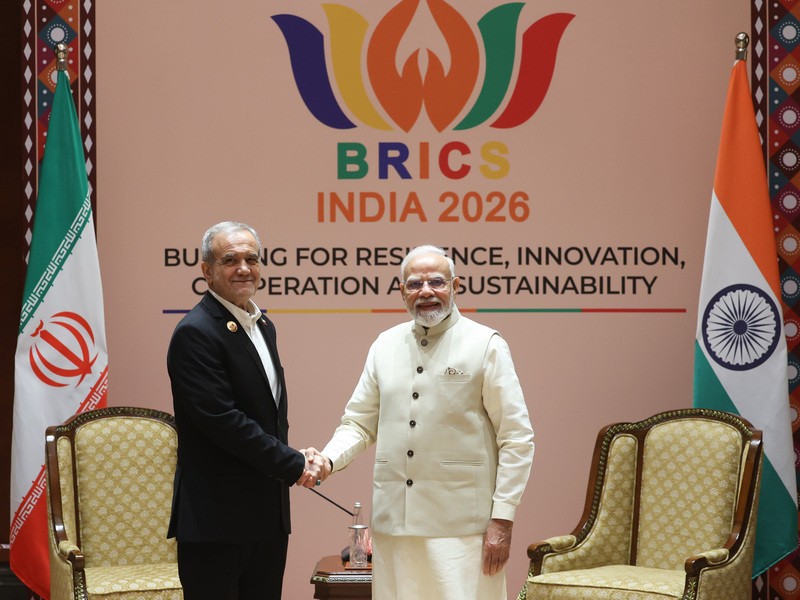 In Images: PM Modi meets Iranian President Masoud Pezeshkian in New Delhi