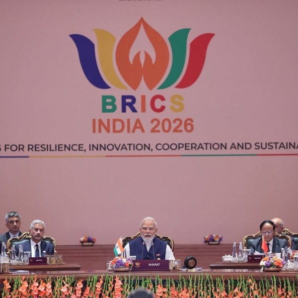 In Images: PM Modi with BRICS leaders at Bharat Mandapam