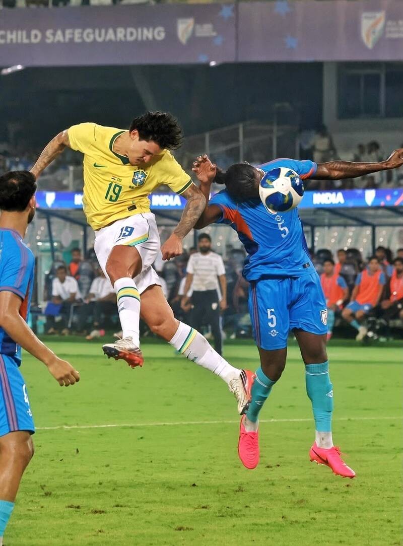 In Images: Brazil dominate India 4-0 in Kolkata friendly