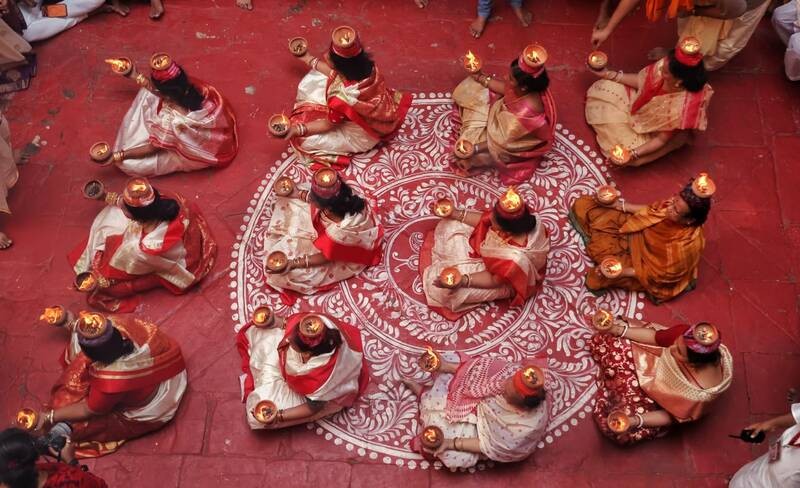 In Images: Kolkata’s Kundu Bari Durga Puja enters 158th year with age-old rituals